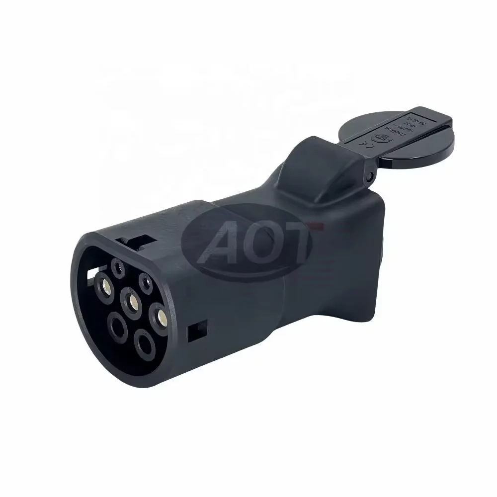 AOTAI KIA V2L Adapter 220V Type2 to Schuko Car Discharger EV Adapter Discharge For KIA with lock on the car