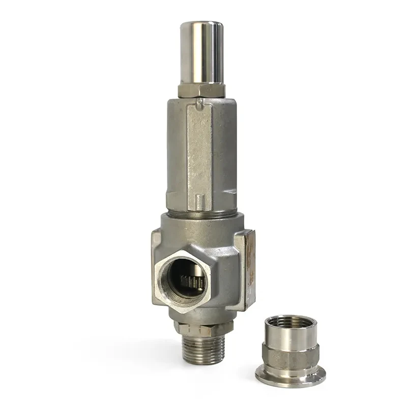 High Pressure 35MPA Hydrogen Energy Applications Control Valve Air Ammonia Gas Pressure Regulator OEM CF8 Safety Valve
