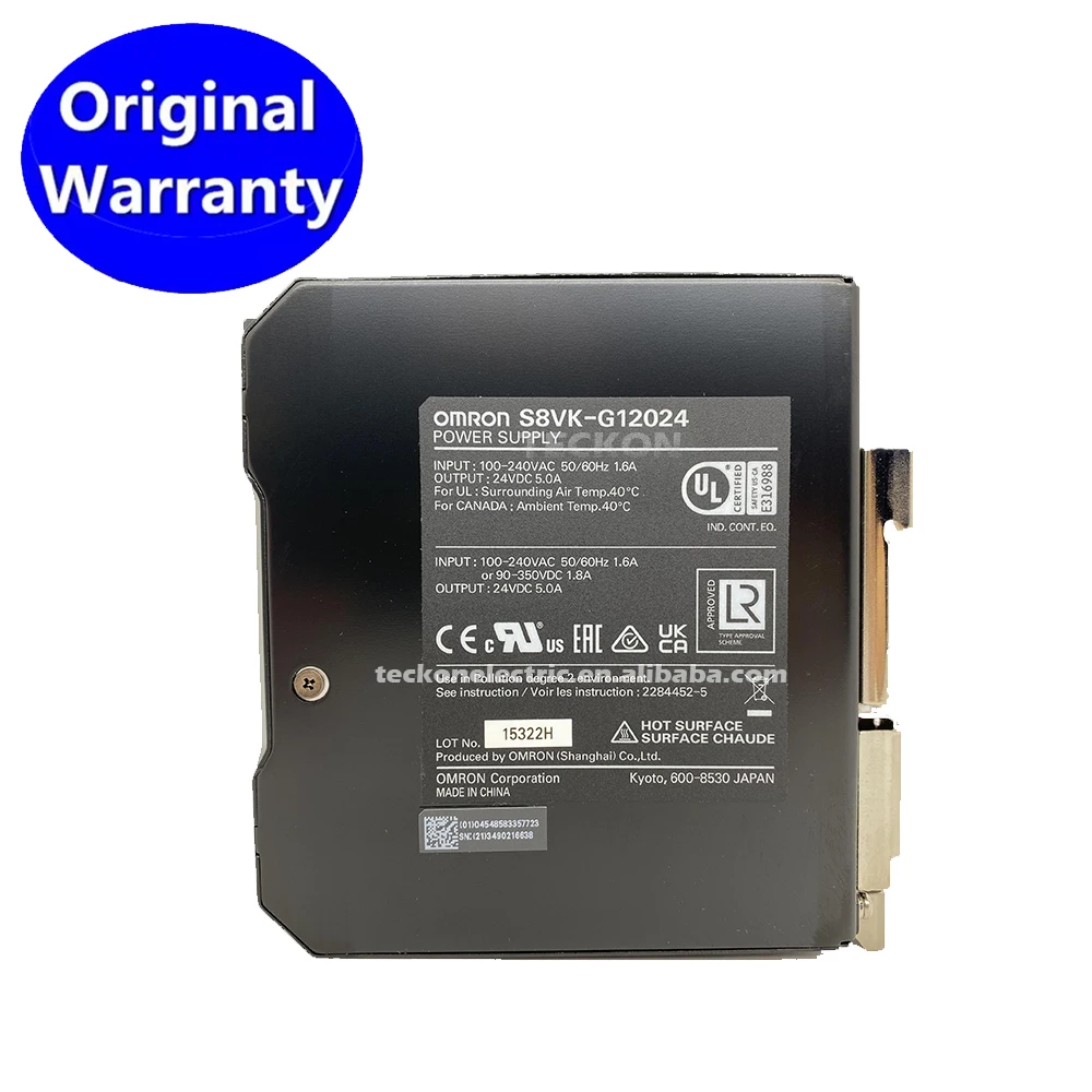 S8VK-G vekselstrømsforsyning S8vk 120W 24V S8VK-G12024 Strømforsyning