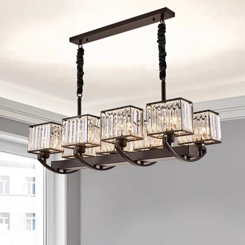 2023 большая роскошная светодиодная линейная прозрачная современная люстра для гостиной вестибюля выставочный зал