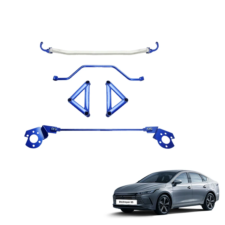 Car Strut Tower Brace for BYD Destroyer 05 Accessories Chazor Aluminum Alloy Underbody Strut Bar Exterior Accessories