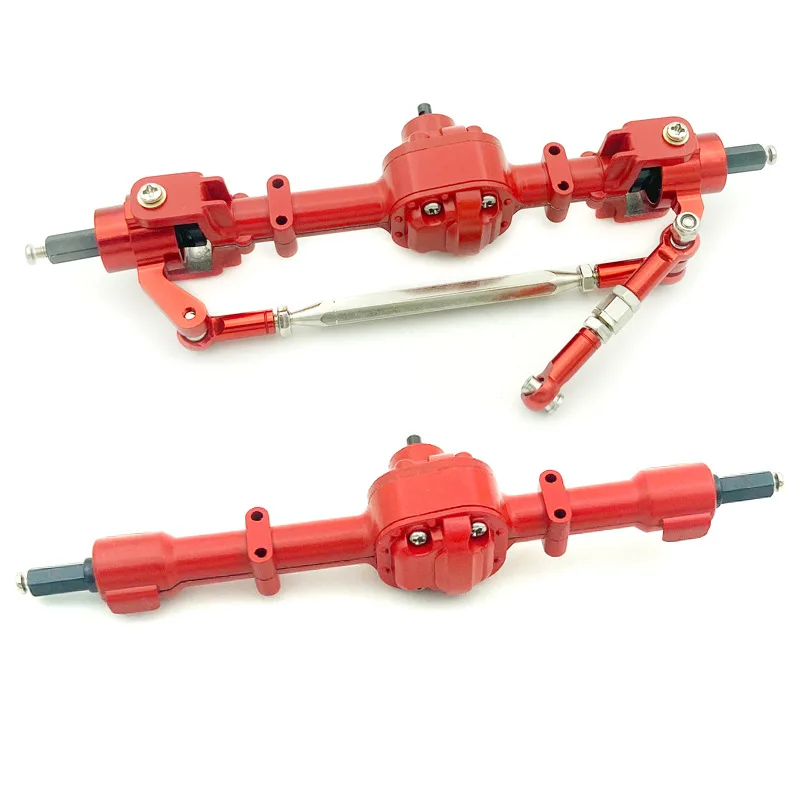 Metal Front and Rear Axle Upgrade Parts for MN78 MN82 1/12 RC Car