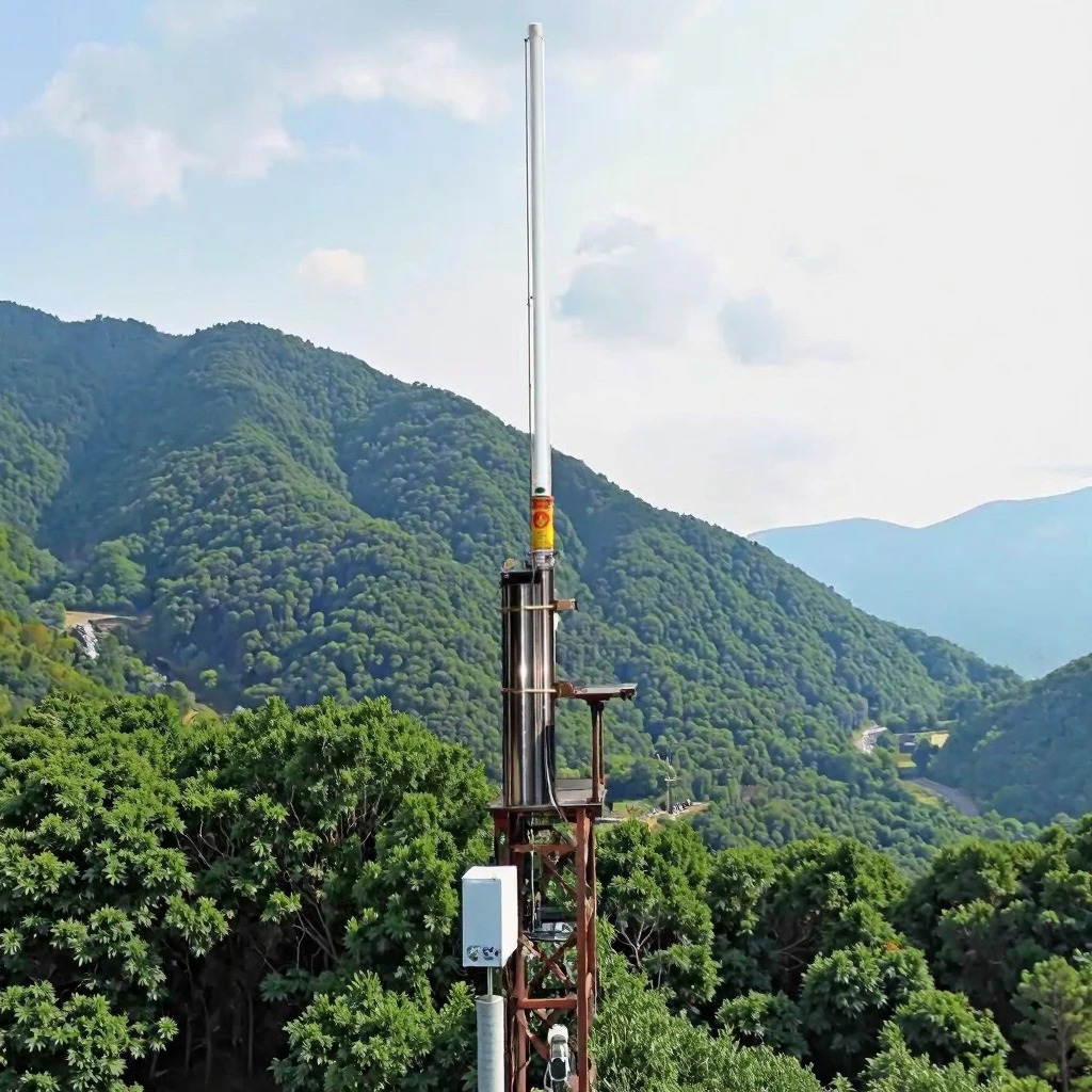 360° Omnidirectional 7.5dBi Gain 141-148MHz VHF Twin-Section Fiberglass Antenna