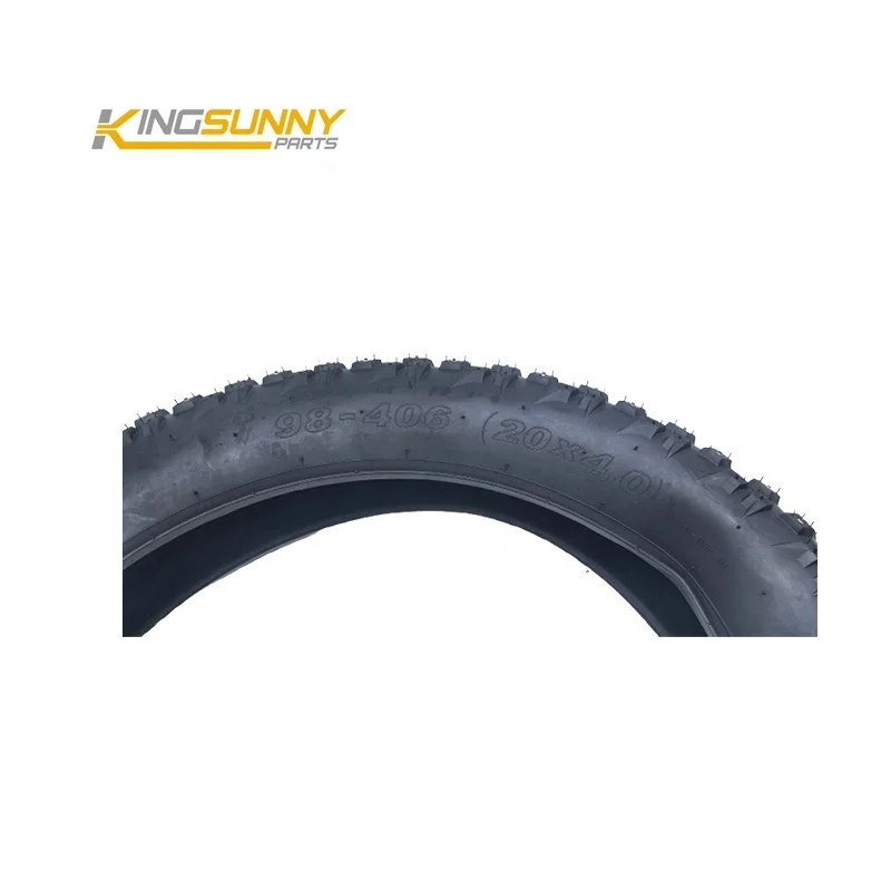 20*4.0 198 PCSスパイク付きタイヤバイクスノーファットタイヤ