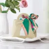 Green + silk ribbon10*6*11CM