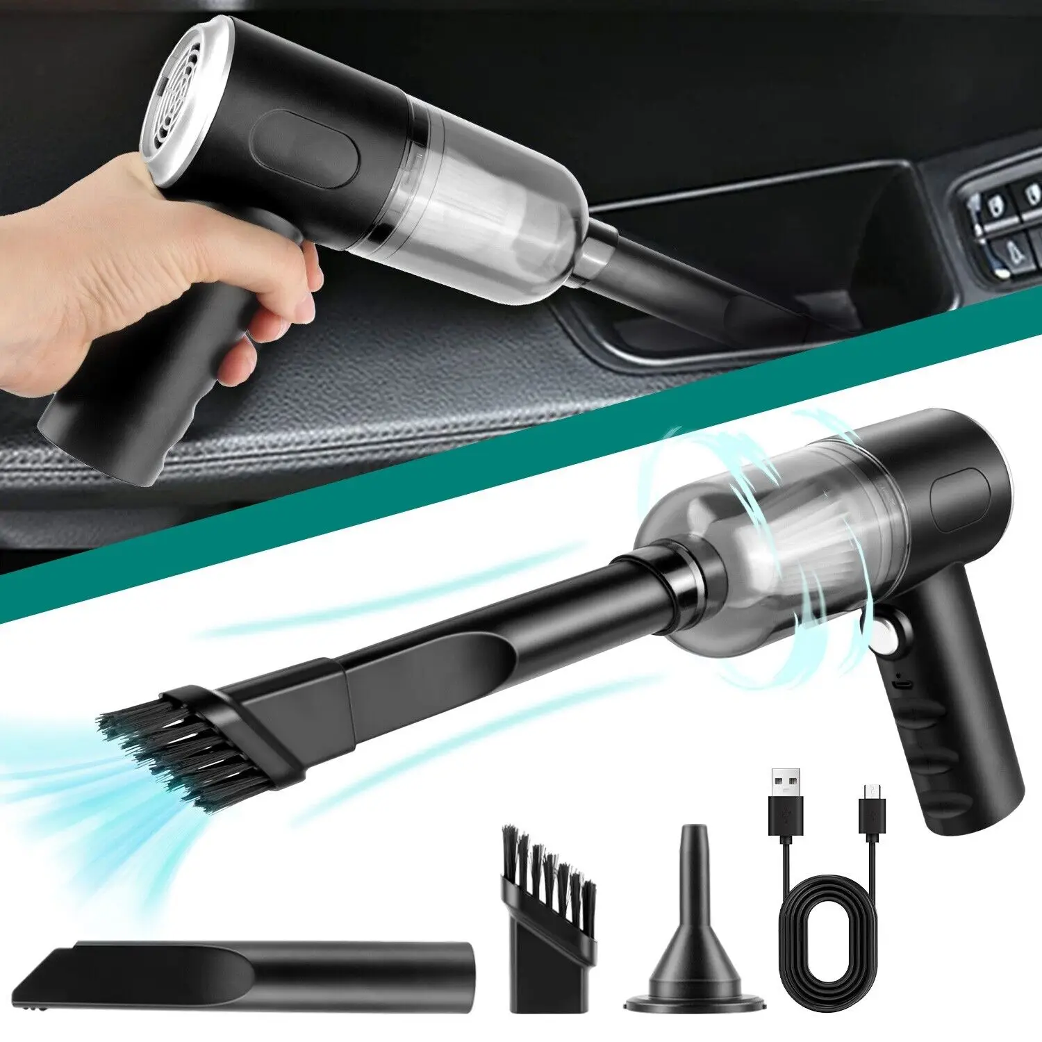 120W 5000pa Car Mini wireless Vacuum Cleaner Small Hand-held Portable Car Vacuum Cleaner Mini Wireless Vacuum Cleaner