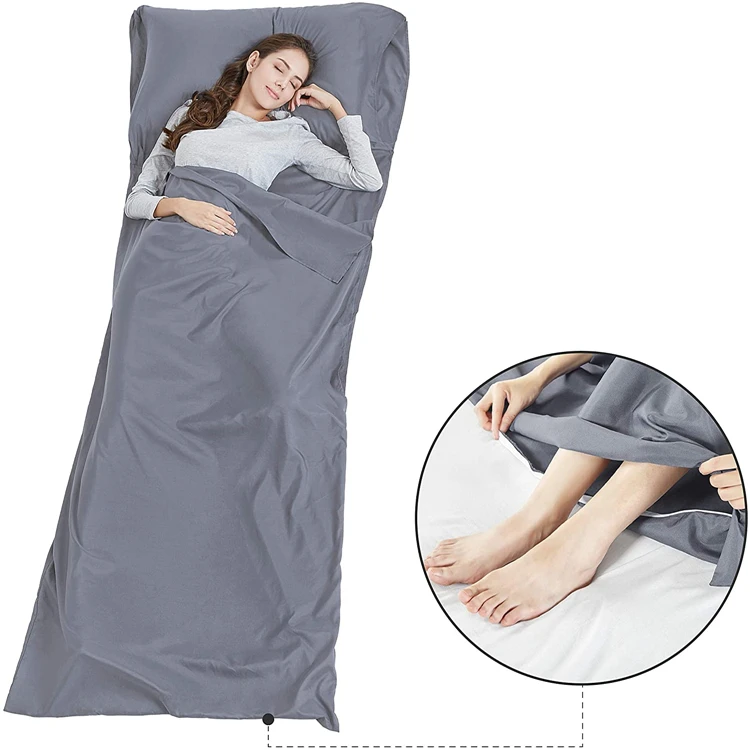 100% полиэстер легкий спальный мешок ткань полиэстер pongee ткань для спального мешка