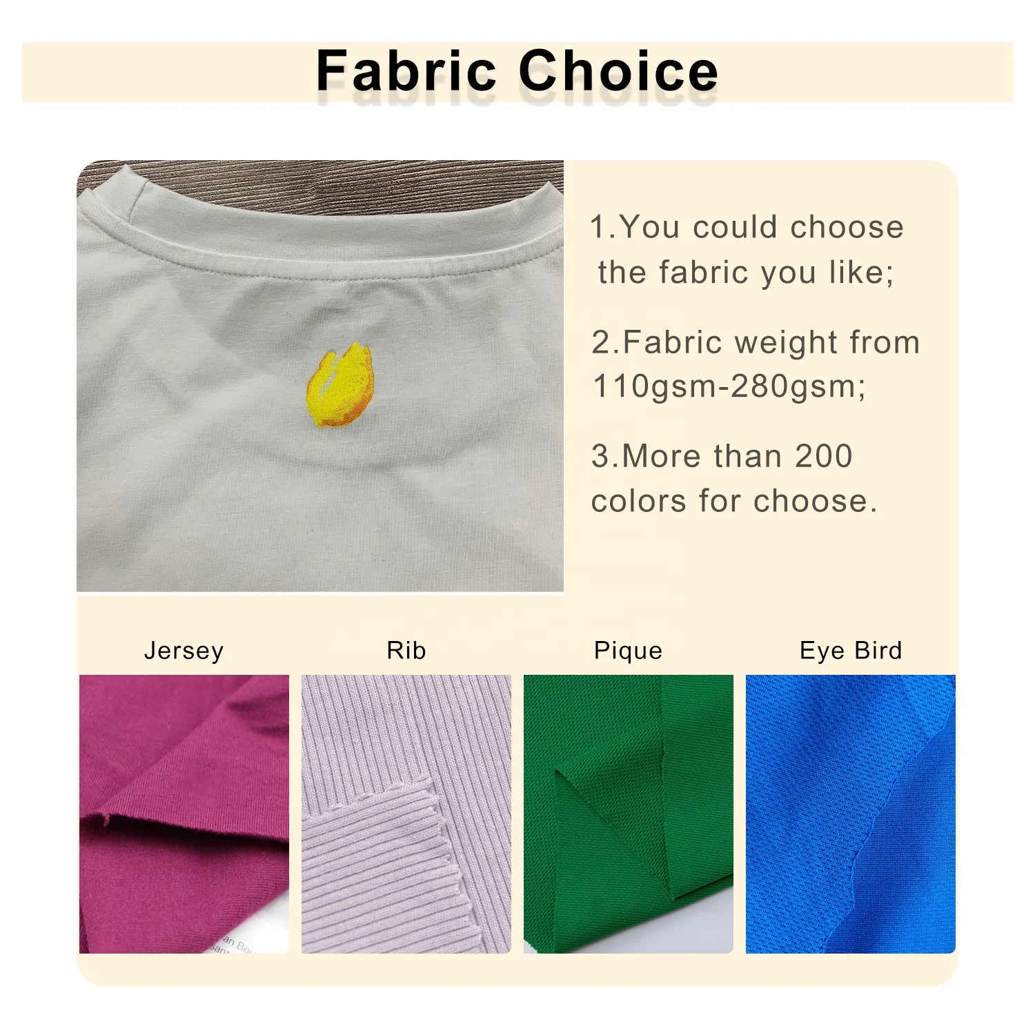 JL210D Streetwear Heavy Weight T-shirt Printing White Cotton Heavyweight Thick T Shirt Men