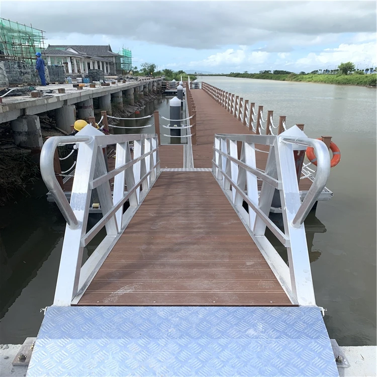 Floating Dock Jetty Marina Engineering Design Tourist Dock Cruise Ships Passenger Transportation Corridors Pontoon Yacht Wharf