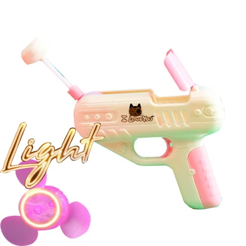 New   Plastic Lollipop gun with light Classic Creative Surprise Gift Hot Candy Toys Promotion Stick POP Gun  and Capsule Toys