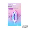 Pink and blue oval