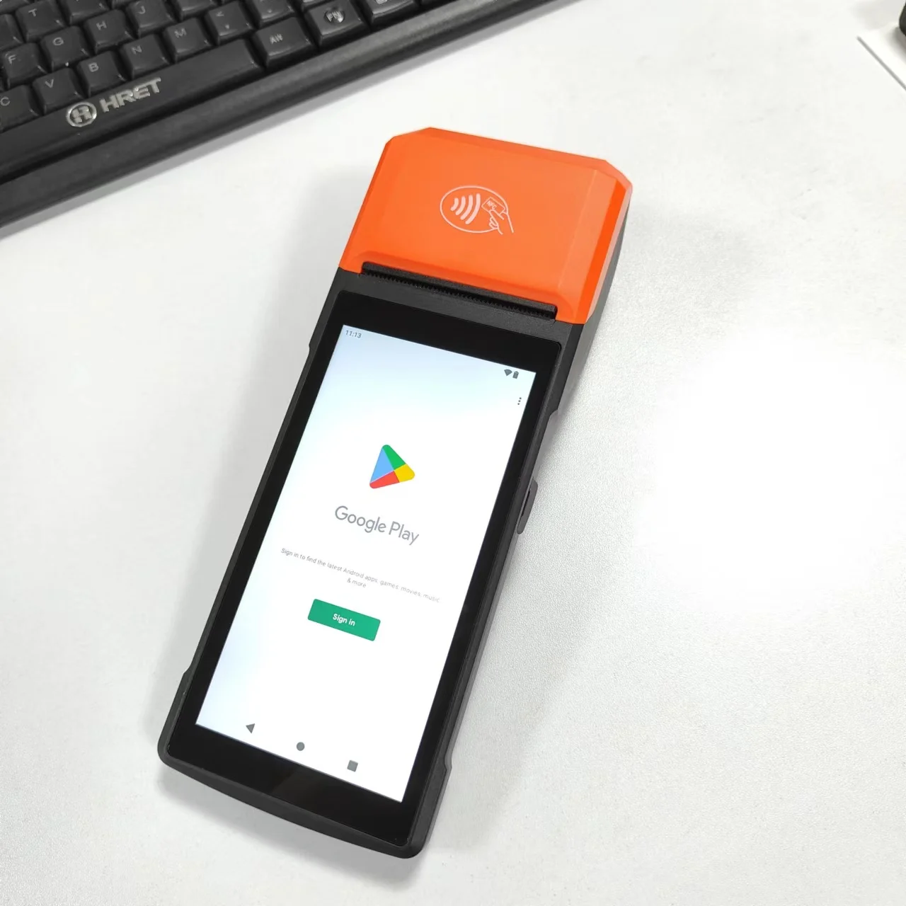 Loyalty Card Android Pos System Touch Screen with Printer Qr Barcode Scanner E-coupon Pocket Pos Machine