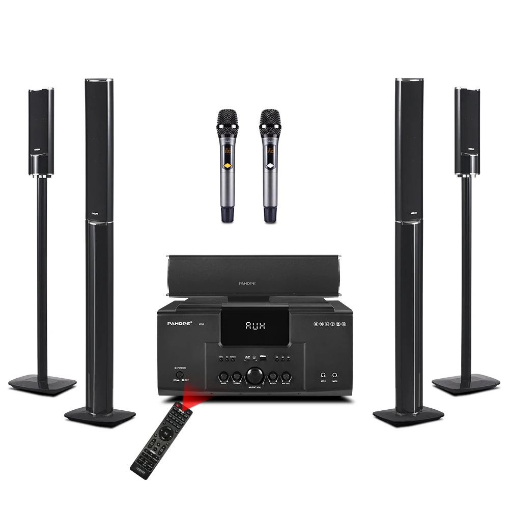 Channel Home Theatre System with Wireless Microphone