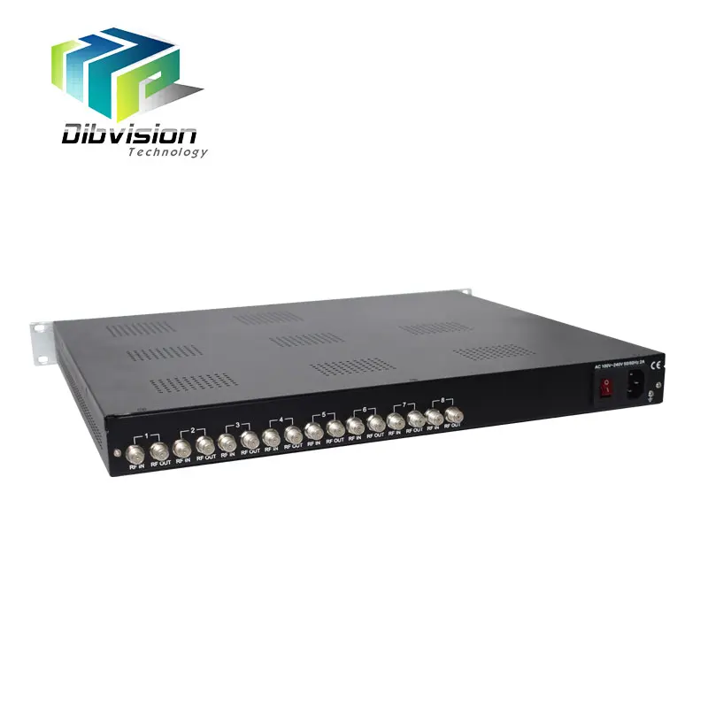 Q108 Professional Rf To Ip Gateway 8 Channels Ird Scrambling Biss ...