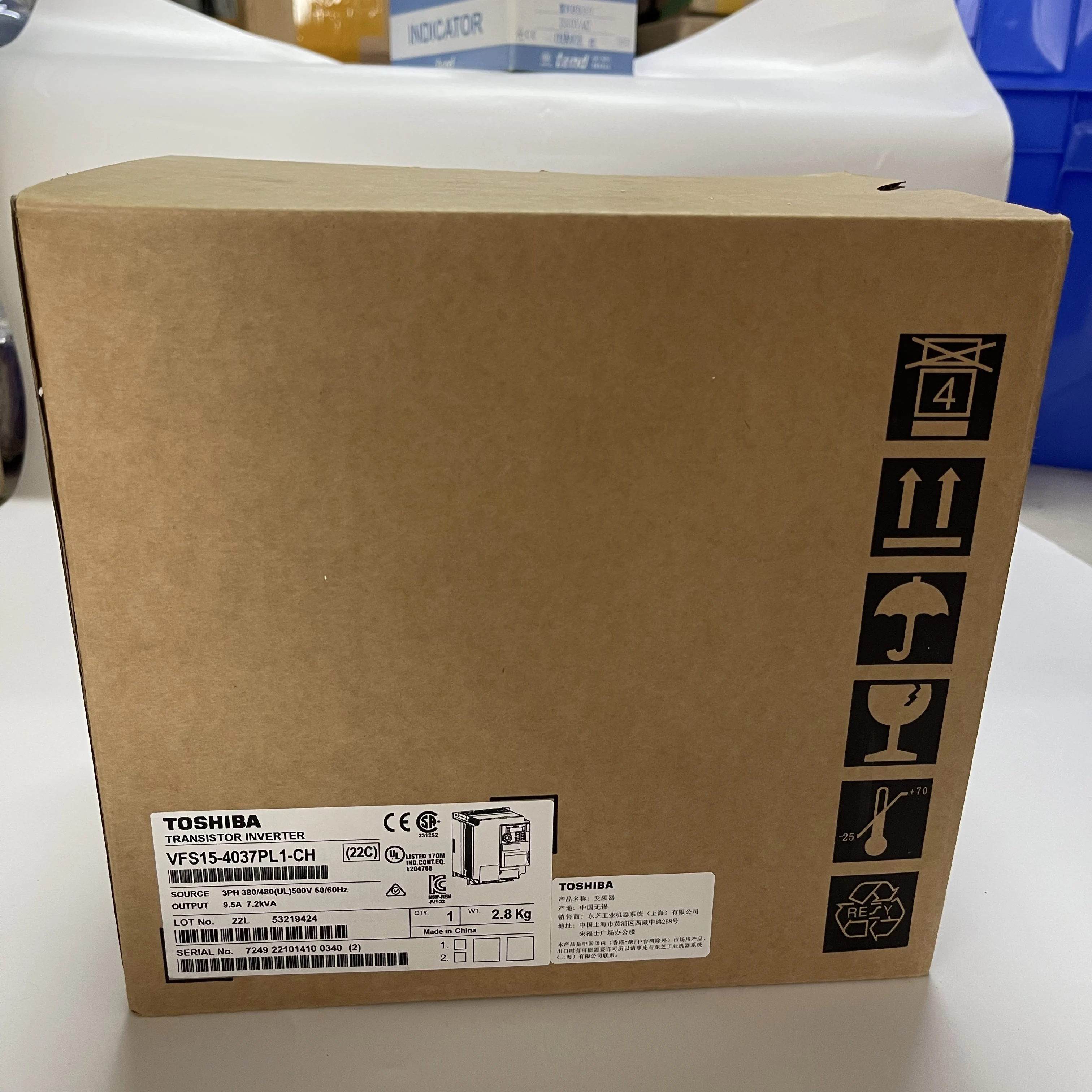 Toshiba Frequency Inverter VFS15-4037PL1-CH Toshiba Frequency Inverter VFS15-4037PL1-CH