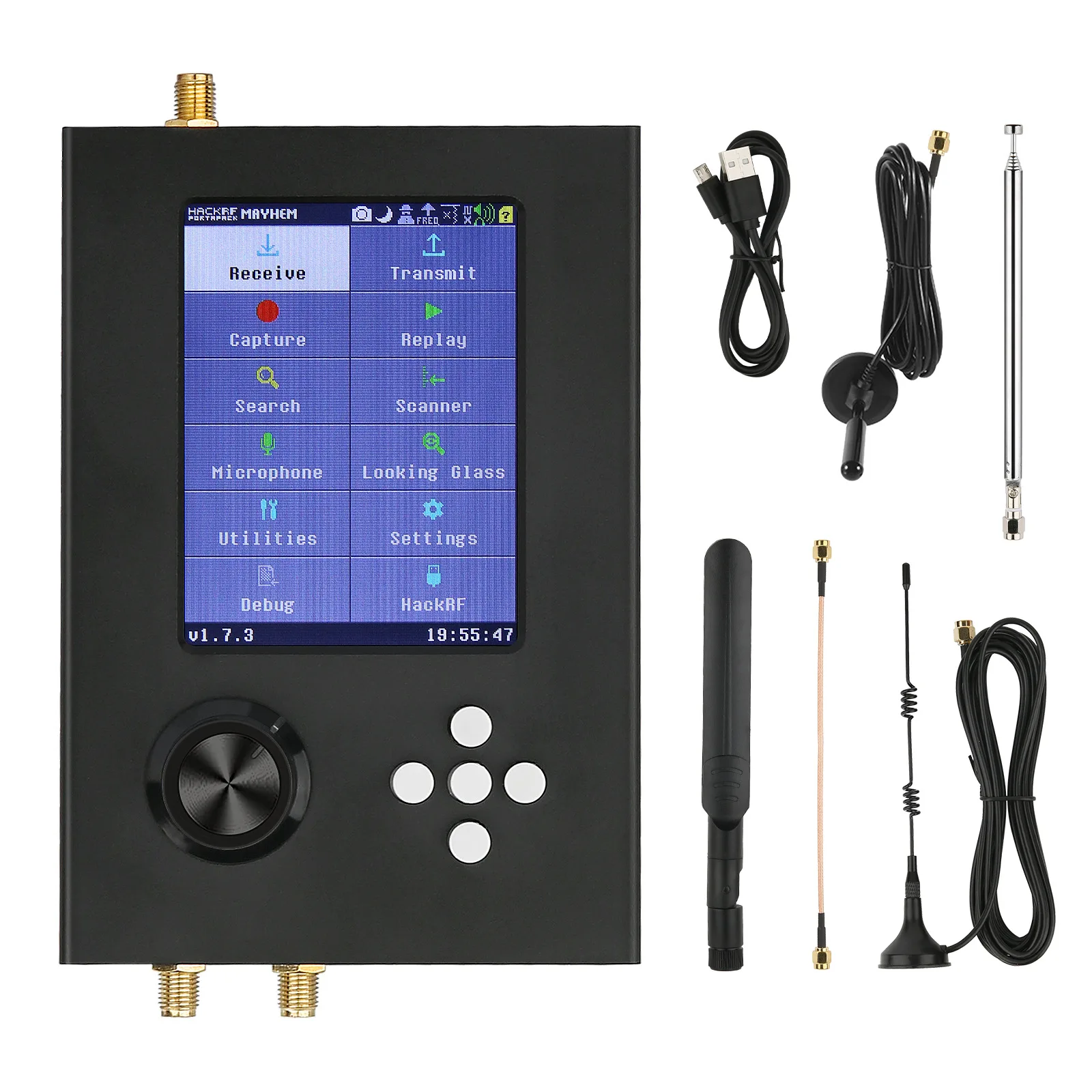 Hackrf Kit Hackrf One R9+ Portapack - 8 Antenna SDR Transceiver Kit