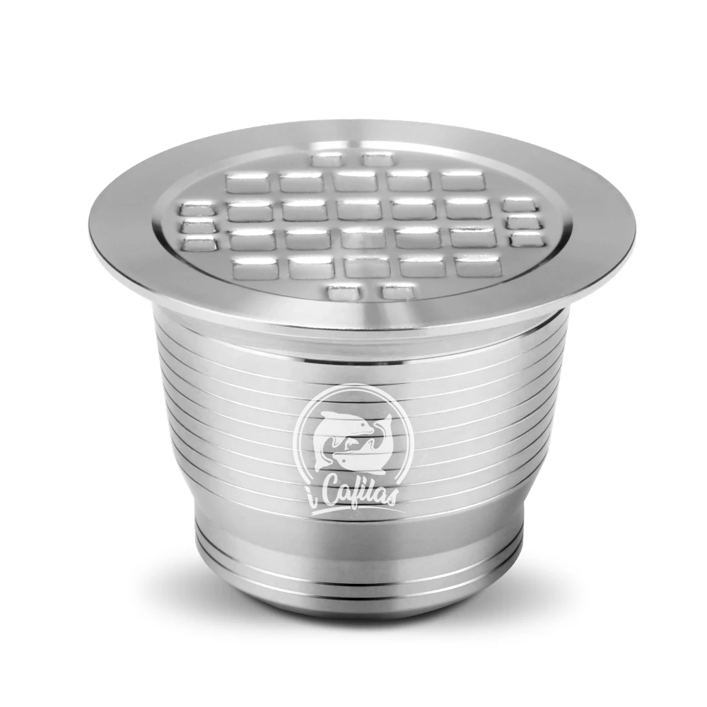 Cápsulas Reutilizables De Acero Inoxidable,Cápsulas Rellenables De Café  Crema,Cápsulas Con Tapas Reutilizables - Buy Crema Reutilizable Cápsulas Y  Hecho Por Acero Inoxidable De Alta Calidad,¿más Crema En Su Taza De Café Por
