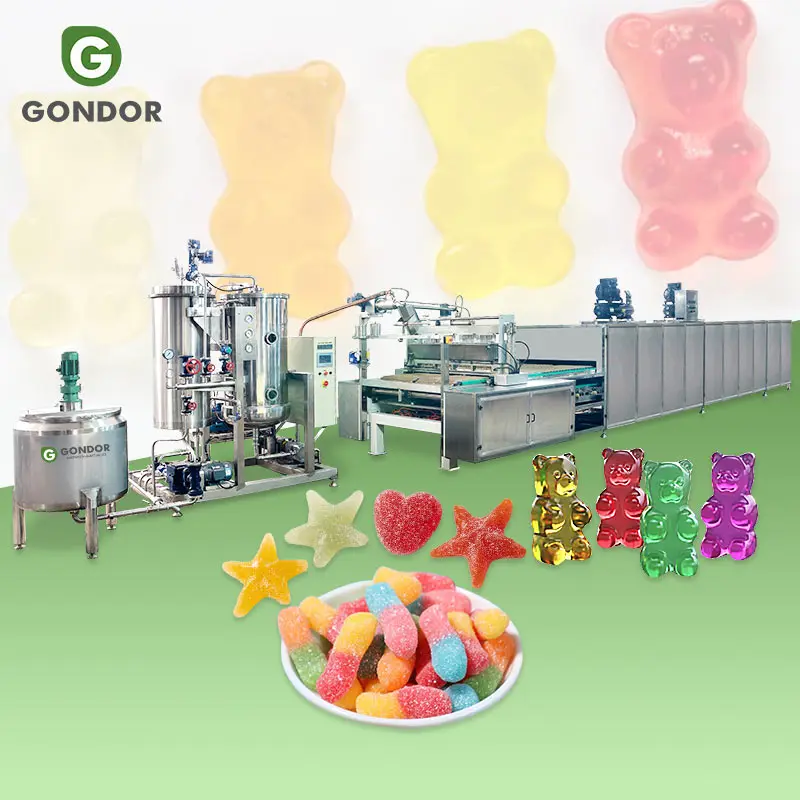 New Condition Automatic Production Line Machine for Candy Bean Moulding Jelly Milk Sugar Starch Depositing Vitamin Moulding