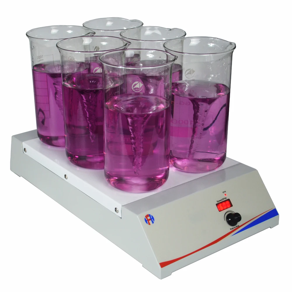 10 Points Magnetic Stirrer Hotplate Hsha-10d Laboratory Multi-position ...