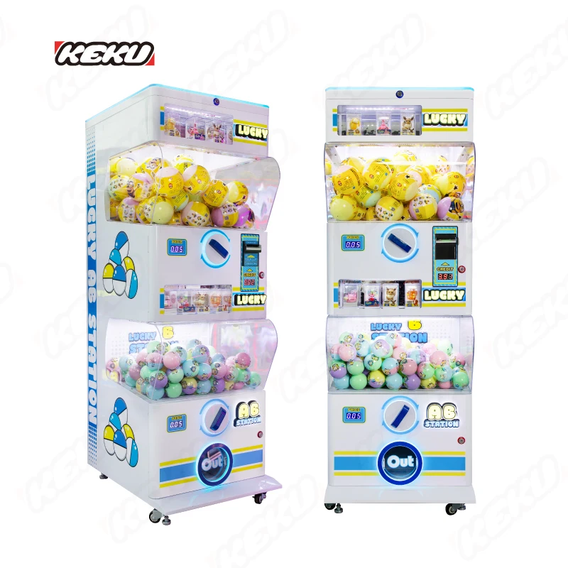 Gachapon Machine with Card Reader  Customization Japanese Gashapon Machine Expensive  Plastic Gashapon Machine Capsule