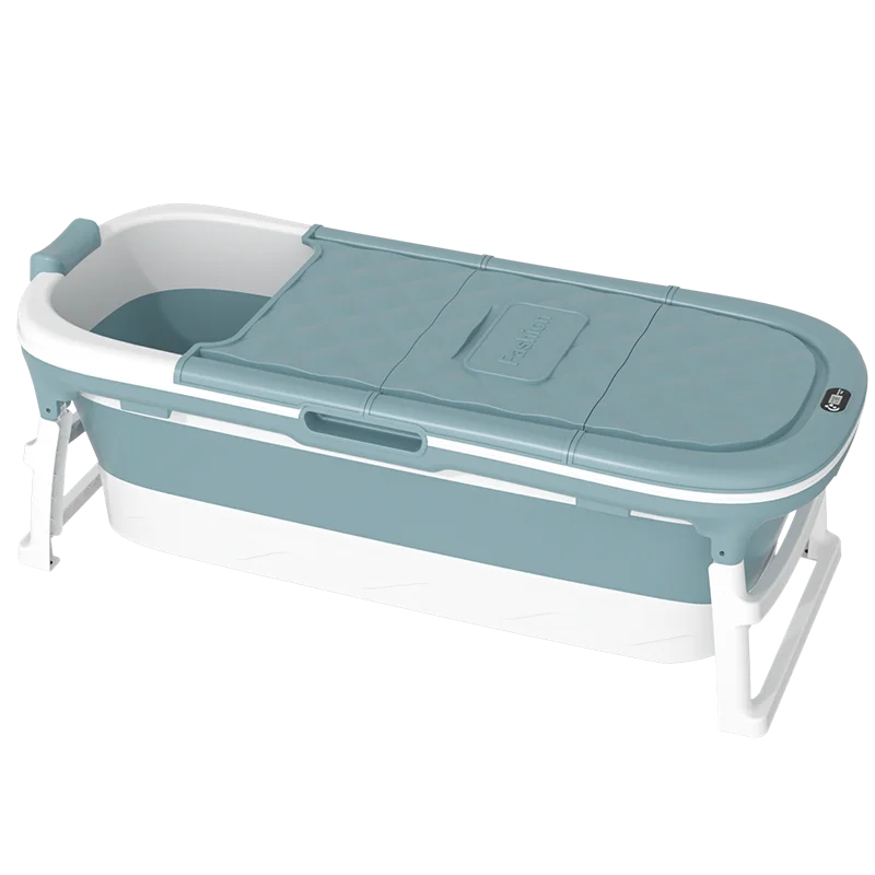 Распродажа большая длина 152 см Портативная Складная Ванна из полипропилена термометр для массажа большие колеса ванны взрослых детей