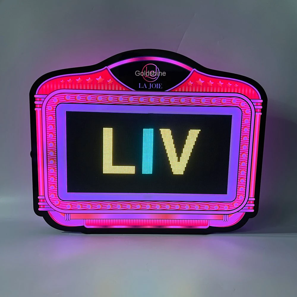 Custom Logo App Programmable Scrolling Led Message Board Sign Vip