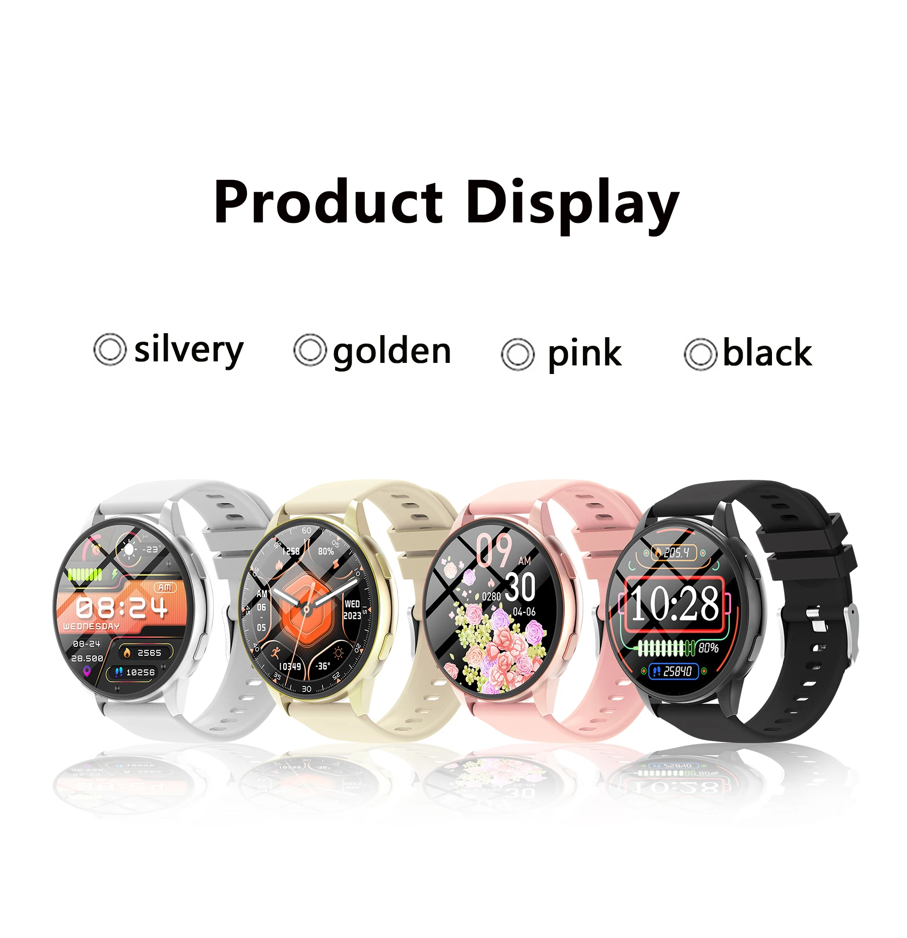 New Arrivals 2025 High Quality T10 Smartwatch Luxury Fitness Sports Android Fashion Reloj Inteligente Smart Watch 2 En 1
