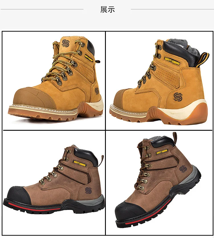 Zapatos De Trabajo Goodyear Highend Genuine Leather Yellow Work Boot