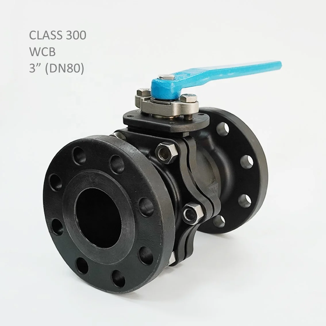 3" 3 inches DN80 Class 300 Carbon Steel WCB Industrial Ball Valve