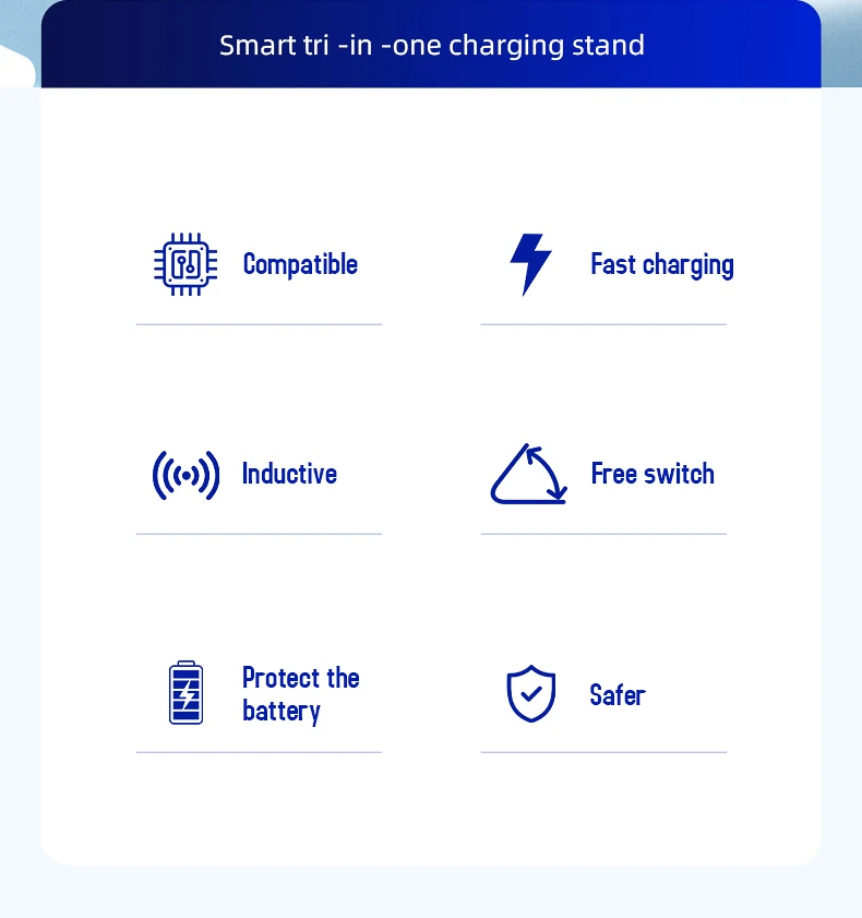 Universal Phone Charging Fast 15w Portable Foldable 3 In 1
