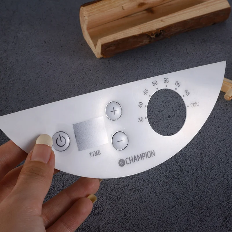 Custom Pc Thin Film Electrical Switch Control Panel Button Adhesive ...