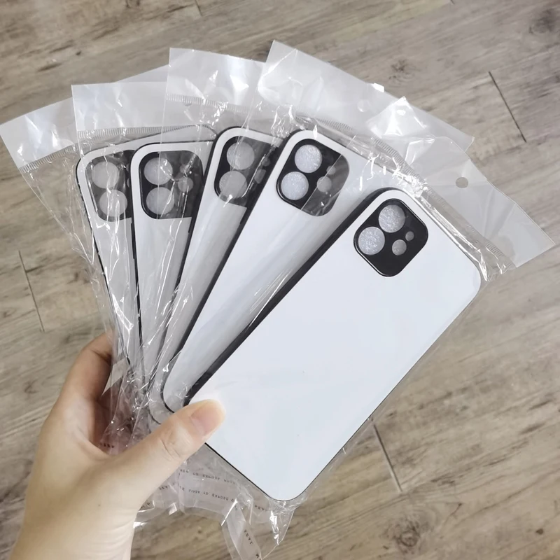 2d Sublimation Blanks Cell Phone Covers Black Rubber Tpu Pc Sublimation Phone Cases For Iphone