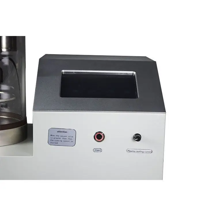 Mini Plasma Gold Sputtering Coater 3 Rotary Plasma Sputtering Coater Chrome Plating PVD Vacuum Coating Machine