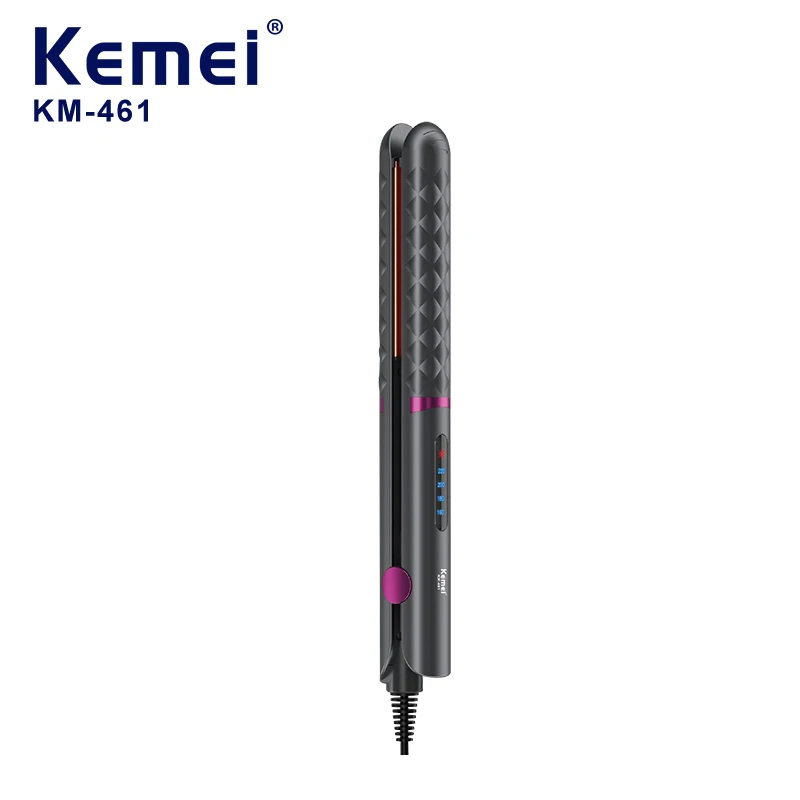 KEMEI Km-461 2 في 1 مكواة فرد الشعر المسطحة، مكواة فرد الشعر الأيونية الاحترافية، مكواة فرد الشعر المسطحة