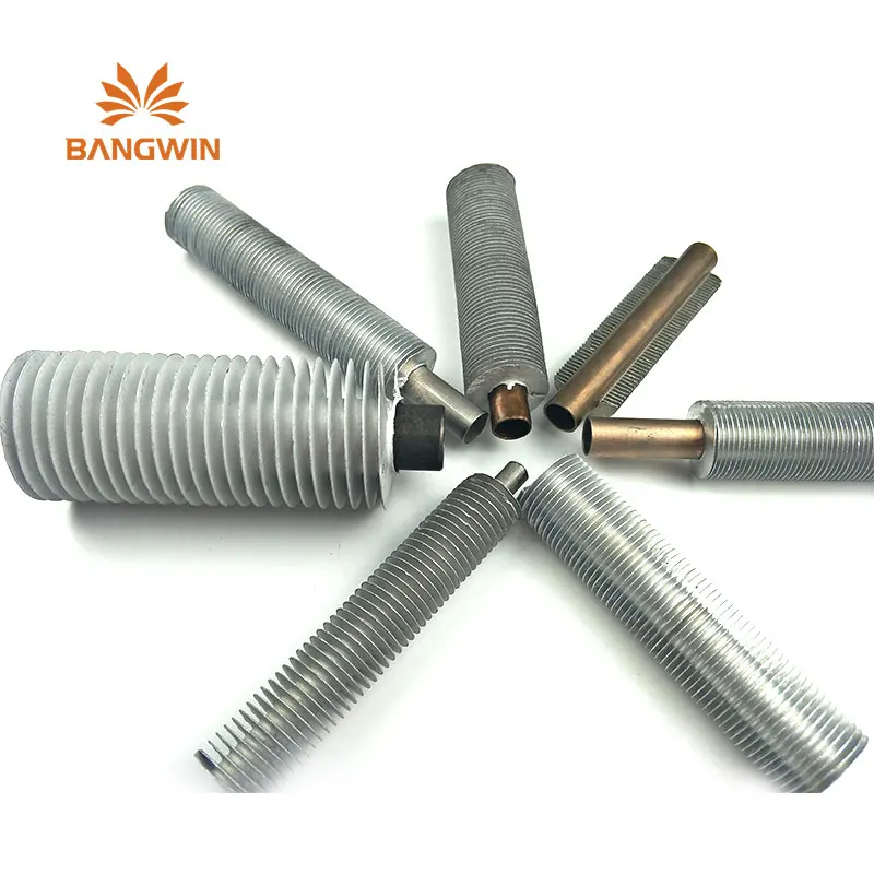 Алюминиевый Теплообменный котел медный ребристый трубчатый радиатор для парового котла