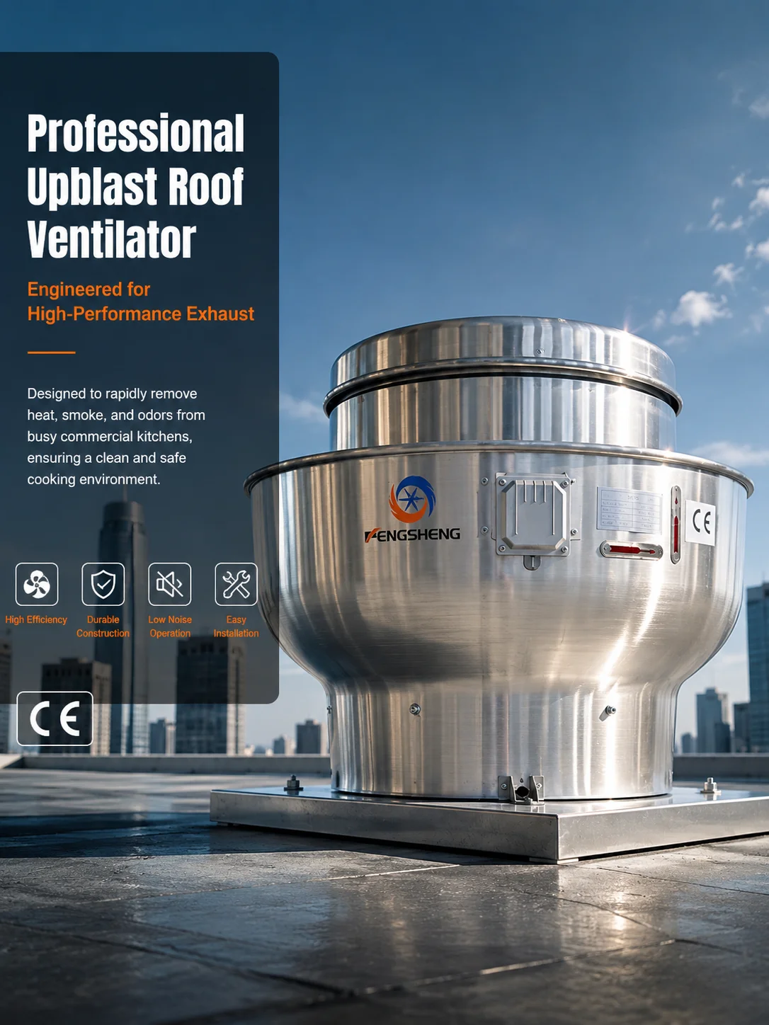 Exhaust Ventilation Fume Extractor, 220V, Roof - detail 14