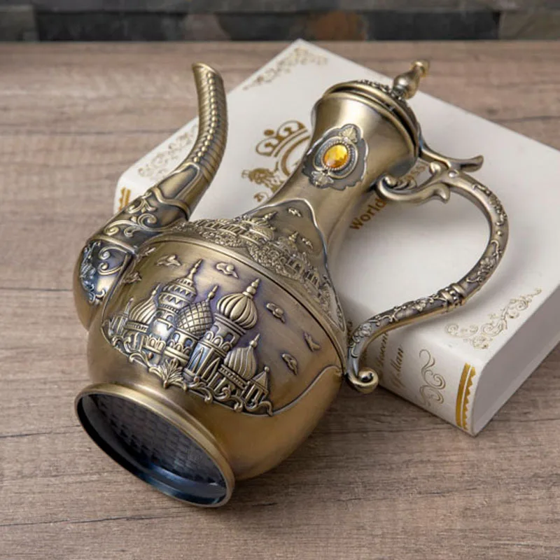 装飾的な金属製ティーポットとクリーマーセット Amazon｜ティーポット 急須 コーヒーカップ セット おしゃれ コーヒー