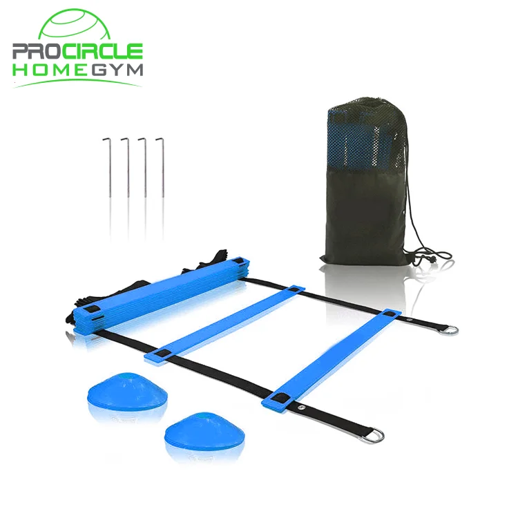 Регулируемый тренировочный лестница спортивное оборудование ловкость лестница