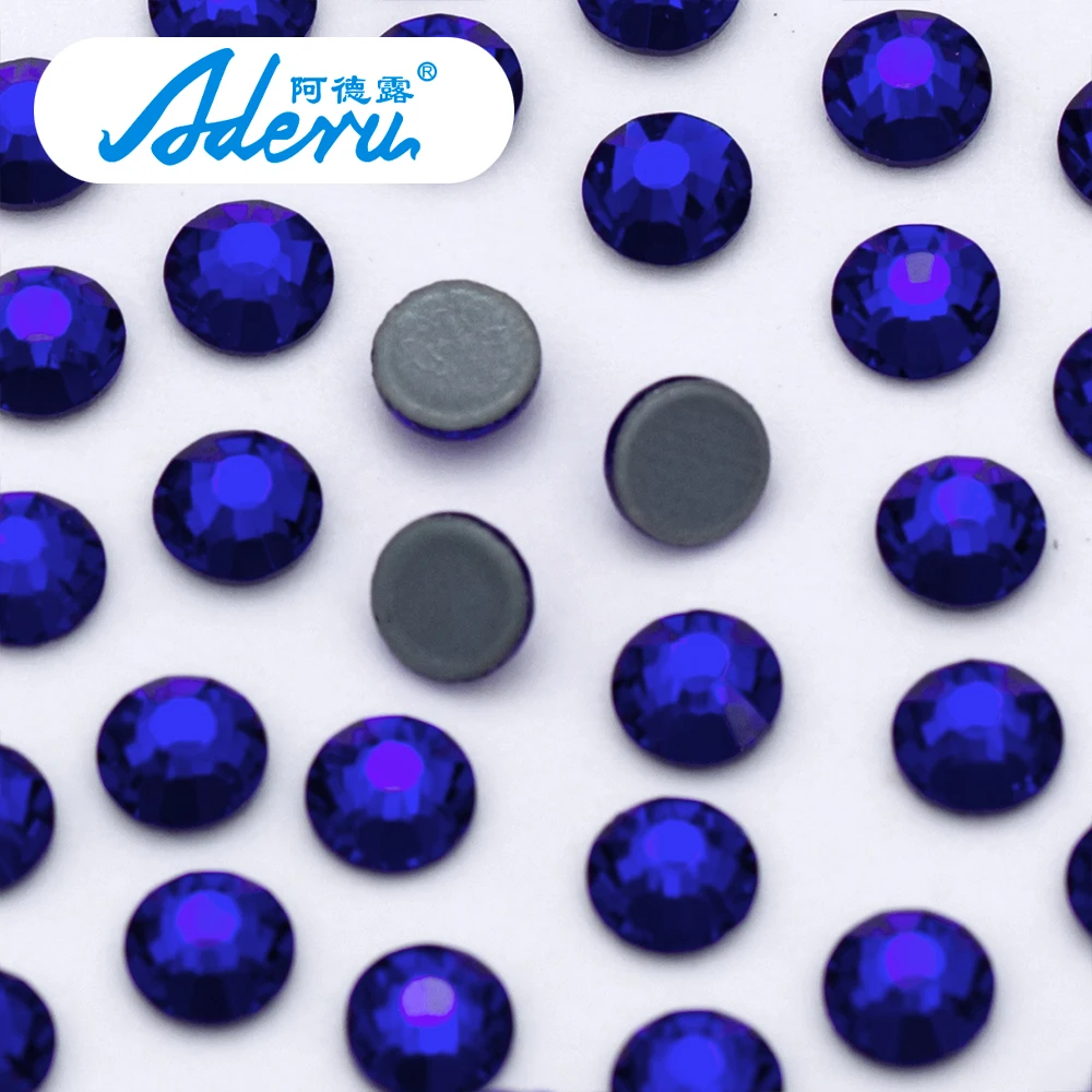 Aderu Factory Glass Rhinestones Flat Back Non Hotfix Stone Clothing