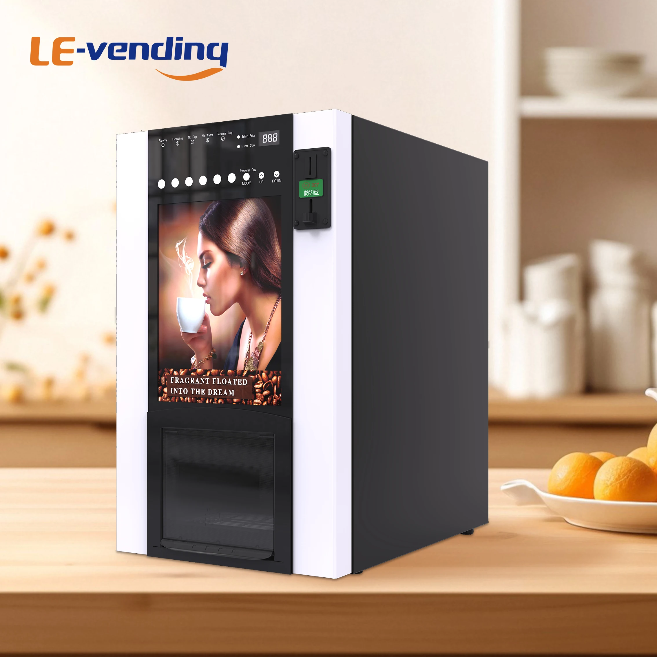 Coin Coffee and Tea Vending Machine Turkish Coffee