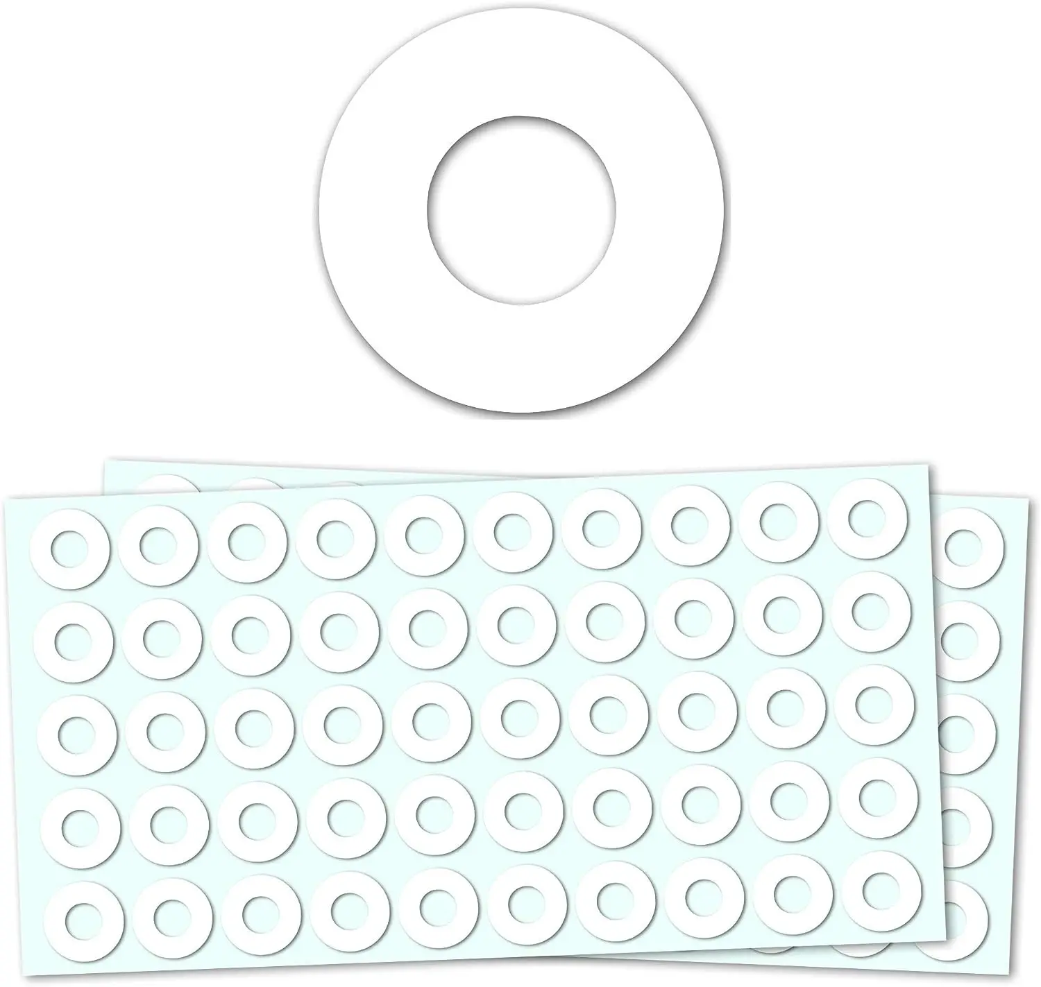 250 Autocollants Renforts Pour Trous | Papier Adhésif Transparent | Pour Classeurs, Feuilles Volantes