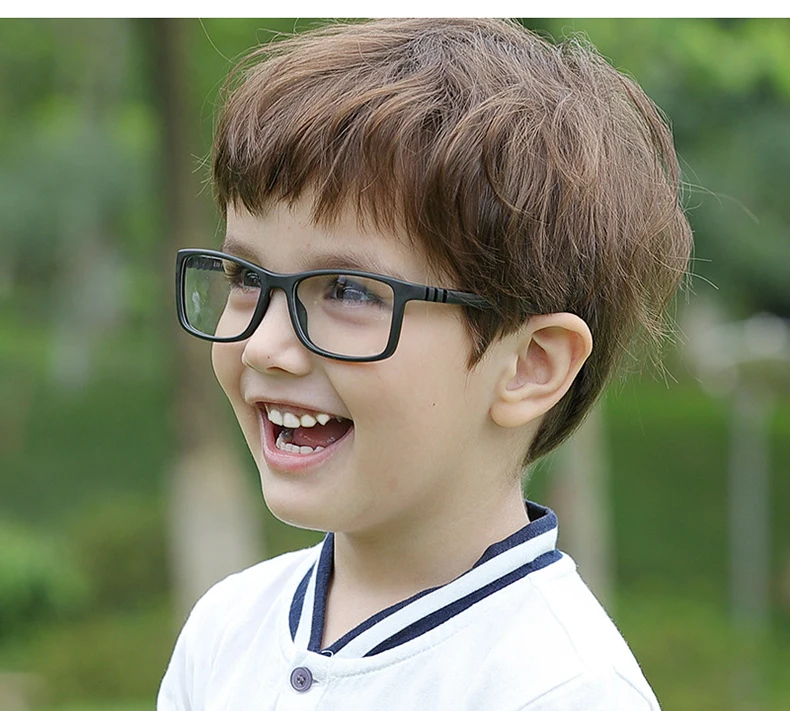 Kids Child Glasses Frame Flexible TR90 Silica Gel Eyeglasses With Lanyard  Myopia Optical Glasses Spectacles Frames
