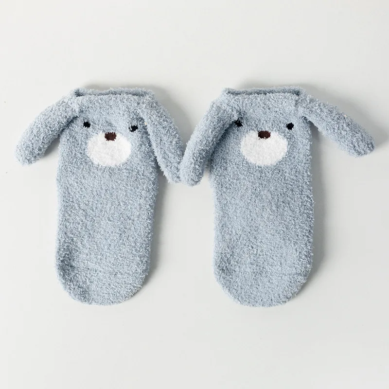 5 Paia Calzini Antiscivolo Per Bambini In Cotone Con Pinze In Silicone – Per Neonati E Prima Infanzia – Stili Animaletti