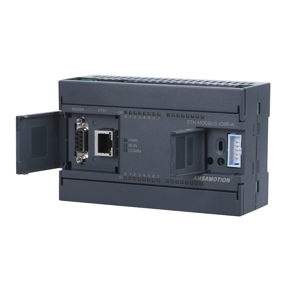 Amsamotion R485 Modbus RTU/TCP 8DI 8DO 6AI 2AO Data Collection Module ...