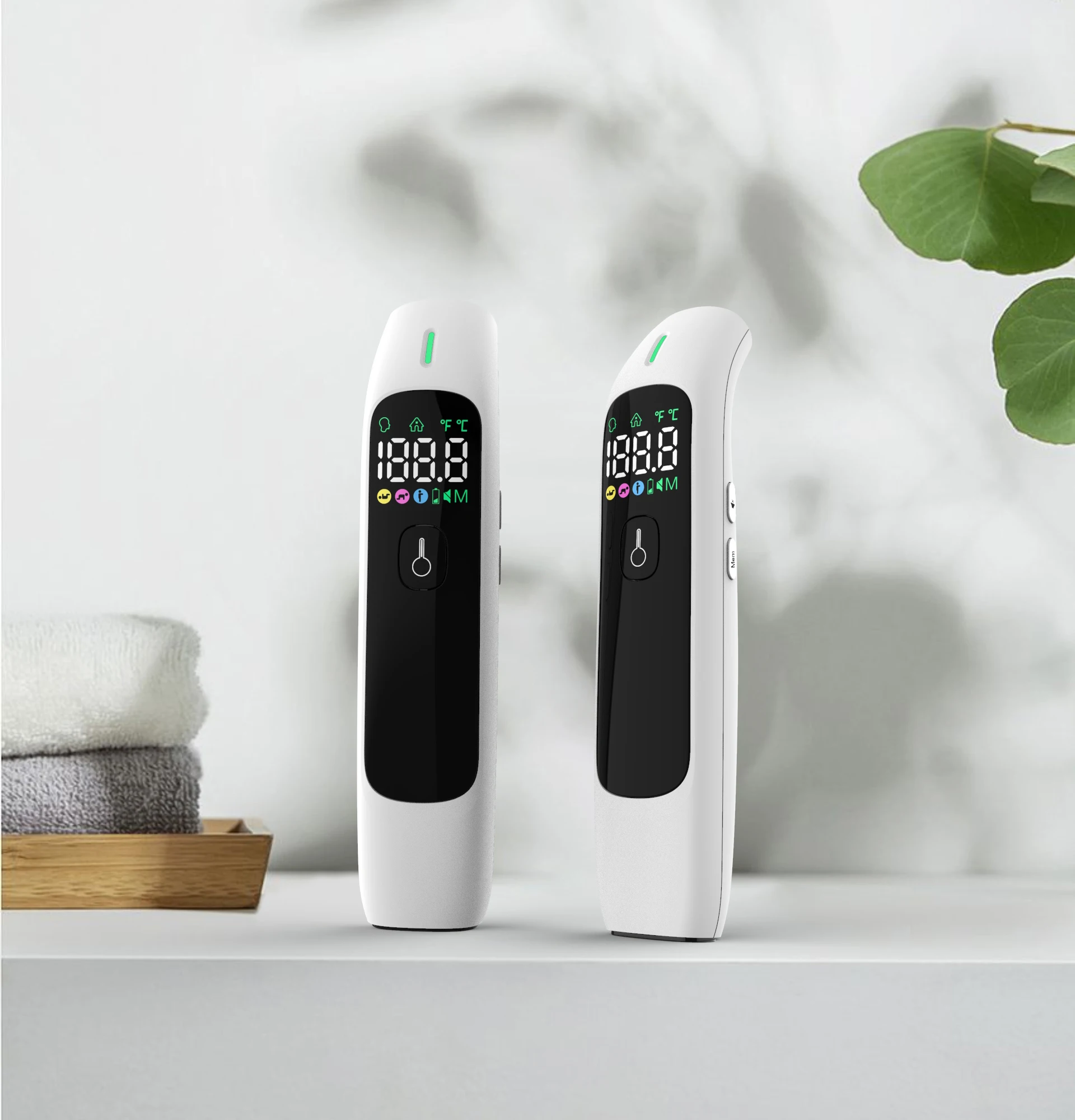 Free Sample Customization Factory Supply LED Screen New Design Infrared Forehead Thermometer Wholesale Price