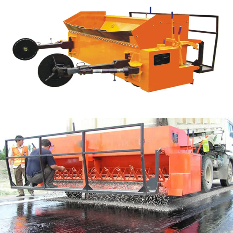 Automatic Chip Spreader to Spread Aggregate Chip Spreader Mounted Dumper Truck for Sale