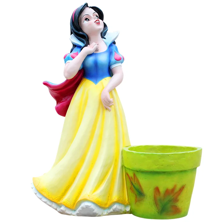 Pot De Fleurs En Resine Pour Bebe Fille Figurine De Jardin Creative Plante Succulente Fibre De Verre Blanche Neige Buy Pot De Fleurs Blanc Neige Pot De Fleurs Blanc Neige Dessin Anime Exterieur Pot De Fleurs Blanc