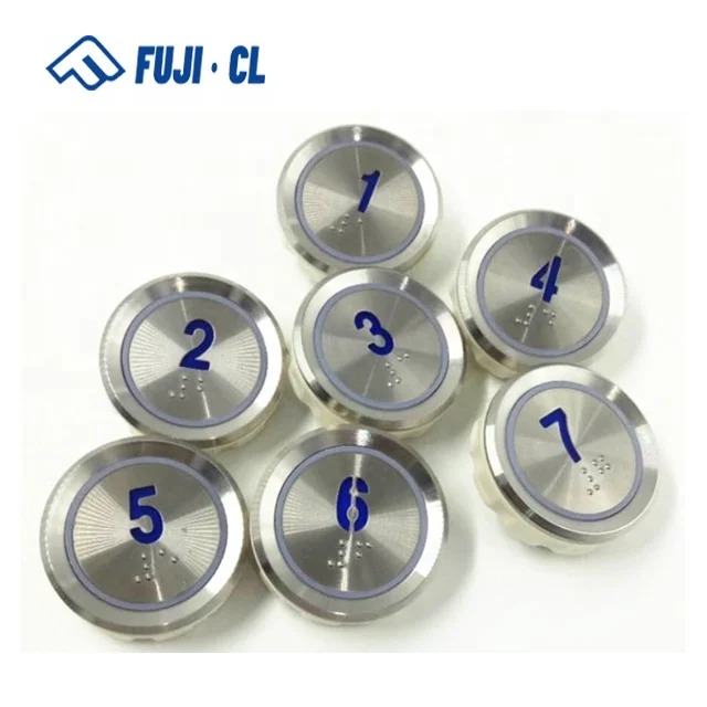 Elevator Spare Part LOP COP Push Button Round  Lift Button for Elevator