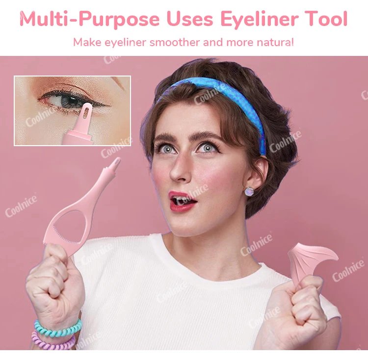 Latest Design Silicone Eyeliner Aid Eye Line Guide Tool For New Makeup