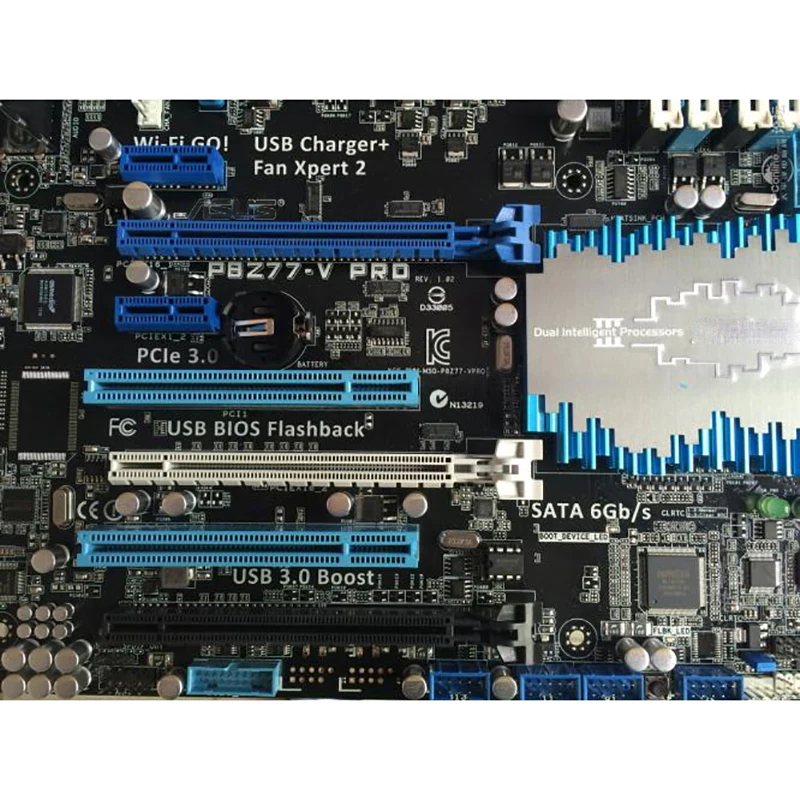 ASUS P8Z77-V PRO Motherboard - Double DDR3 Memory Channel